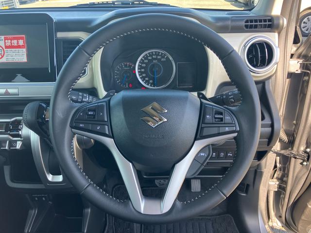 クロスビー HYBRID MZ 4型 ターボ ACC オートライト オートライト プッシュスタート シートヒーター オートエアコン 衝突被害軽減システム 横滑り防止機能 衝突安全ボディ 盗難防止システム アイドリングストップ アダプティブクルーズコントロール(25枚目)