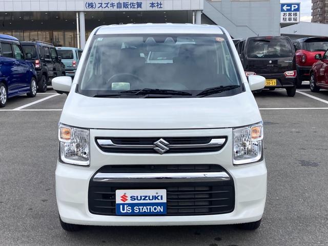 ワゴンR HYBRID FX-S 4型 ACC シートヒーター CVT オートライト プッシュスタート シートヒーター オートエアコン 衝突被害軽減システム 横滑り防止機能 衝突安全ボディ 盗難防止システム アダプティブクルーズコントロール 全方位カメラ アンブレラホルダ(5枚目)