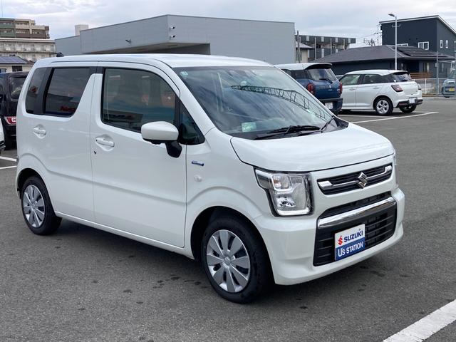 ワゴンR HYBRID FX-S 4型 ACC シートヒーター CVT オートライト プッシュスタート シートヒーター オートエアコン 衝突被害軽減システム 横滑り防止機能 衝突安全ボディ 盗難防止システム アダプティブクルーズコントロール 全方位カメラ アンブレラホルダ(6枚目)