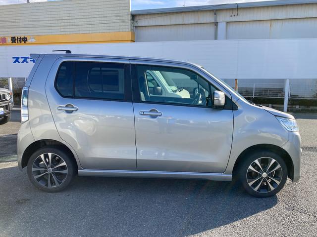 ワゴンＲスティングレー スティングレー　Ｔ　ＭＨ４４型　４型　ＥＴＣ　ナビ　オートライト　Ｂｌｕｅｔｏｏｔｈ　ナビ　プッシュスタート　オートエアコン　ＥＴＣ（6枚目）