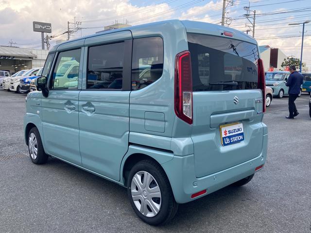 スペーシア ＨＹＢＲＩＤ　Ｘ　ナビ　全方位カメラ　両側パワスラ　コネクト　オートライト　Ｂｌｕｅｔｏｏｔｈ　スライドドア　純正ナビ　プッシュスタート　シートヒーター　オートエアコン　衝突被害軽減システム　横滑り防止機能　衝突安全ボディ　盗難防止システム　スズキコネクト通信機（10枚目）