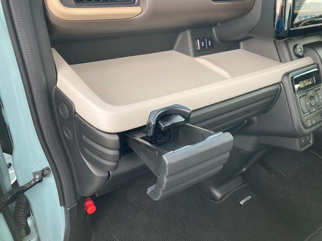 スペーシア ＨＹＢＲＩＤ　Ｘ　ナビ　全方位カメラ　両側パワスラ　コネクト　オートライト　Ｂｌｕｅｔｏｏｔｈ　スライドドア　純正ナビ　プッシュスタート　シートヒーター　オートエアコン　衝突被害軽減システム　横滑り防止機能　衝突安全ボディ　盗難防止システム　スズキコネクト通信機（46枚目）