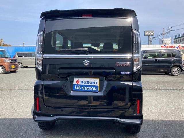 スペーシアカスタム カスタム　ＨＹＢＲＩＤ　ＸＳ　ブレーキホールド　両側パワスラ　オートライト　スライドドア　プッシュスタート　シートヒーター　オートエアコン　衝突被害軽減システム　アイドリングストップ　横滑り防止機能　衝突安全ボディ　盗難防止システム　ブレーキホールド（8枚目）