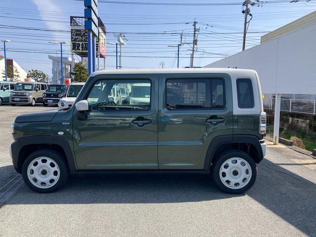 ハスラー ＨＹＢＲＩＤ　Ｇターボ　３型　２トーン　ＬＥＤヘッドライト　オートライト　プッシュスタート　シートヒーター　オートエアコン　衝突被害軽減システム　アイドリングストップ　横滑り防止機能　衝突安全ボディ　盗難防止システム　アダプティブクルーズコントロール（9枚目）