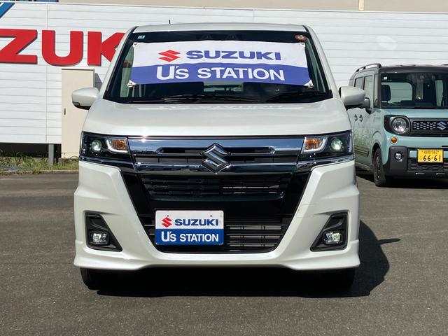 ワゴンRカスタムZ HYBRID ZX 4型/サポカー 衝突安全ボディ 衝突被害軽減システム アイドリングストップ プッシュスタート オーディオレス オートライト オートエアコン シートヒーター 盗難防止システム(5枚目)