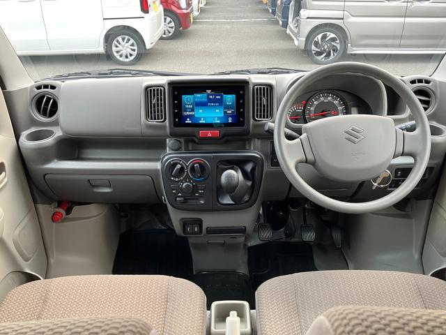 エブリイ PC 6型 バックアイカメラ付ディスプレイ装着車/サポカー デュアルカメラブレーキサポート│LEDヘッドランプ│12インチホイールキャップ│ウレタンステアリングホイール│マニュアルエアコン(8枚目)