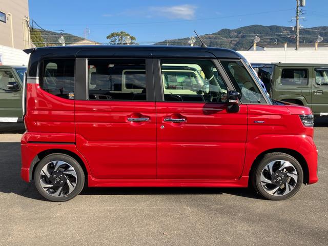 スペーシアカスタム カスタム HYBRID XS/フルLED/サポカー 衝突安全ボディ 衝突被害軽減システム オーディオレス アイドリングストップ プッシュスタート 後席両側電動スライドドア オートエアコン シートヒーター 盗難防止システム(6枚目)
