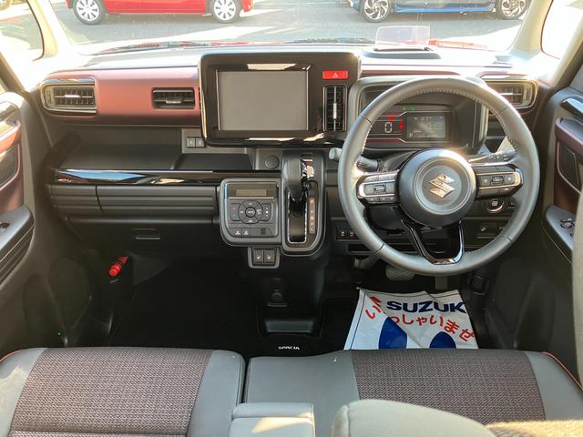 スペーシアカスタム カスタム HYBRID XS/フルLED/サポカー 衝突安全ボディ 衝突被害軽減システム オーディオレス アイドリングストップ プッシュスタート 後席両側電動スライドドア オートエアコン シートヒーター 盗難防止システム(12枚目)