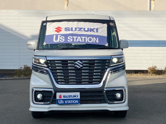 スペーシアカスタム ＨＹＢＲＩＤ　ＸＳターボ　２型／サポカー　衝突安全ボディ　アイドリングストップ　スライドドア　純正ナビ　バックカメラ　ドライブレコーダー　ＥＴＣ　オートエアコン　シートヒーター　盗難防止システム（5枚目）