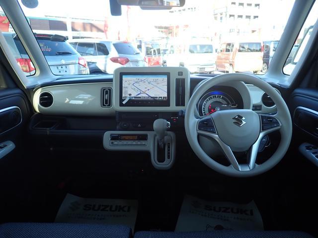 ワゴンＲスマイル ＨＹＢＲＩＤ　Ｘ　３型　全方位カメラ付ナビ　ドラレコ　特別仕様車「クリームコーデ」　スズキコネクト対応通信機　セーフティサポート　両側パワースライド　ＡＣＣ　ヘッドアップディスプレイ　ＬＥＤヘッド＆ポジション＆フォグ　電動パーキング＆ブレーキホールド（23枚目）