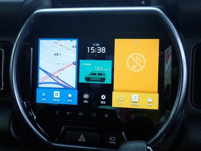 ���ʂ��u�i�r�Q�[�V�����v�u�ԗ����v�u�I�[�f�B�I�v�̂R�̏��G���A�ɋ敪���z�u�I�I�Ⴆ�Β����̃A�C�R���Ƀ^�b�`����Ɖ�ʂ��؂�ւ��A�ԗ������ڍׂɕ\�����܂��B