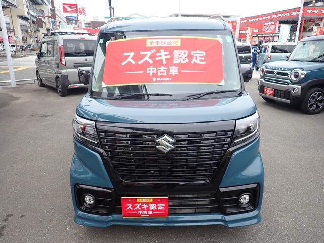 スペーシアベース ＸＦ　２型　セーフティサポート　全方位モニター用カメラ　右側パワースライド　アダプティブクルーズコントロール　ＬＥＤヘッドランプ＆ポジションランプ＆フォグランプ　１４インチアルミホイール　ステアリングオーディオスイッチ　キーレスプッシュスタート（3枚目）