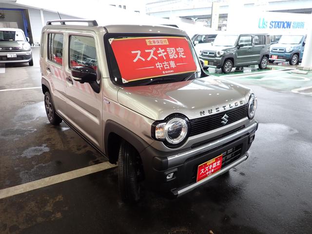 ハスラー タフワイルドターボ　３型　セーフティサポート　アダプティブクルーズコントロール　パドルシフト　ＬＥＤヘッドランプ＆ポジションランプ＆フォグランプ　フロントシートサイドエアバッグ　カーテンエアバッグ　車線逸脱抑制機能　ルーフレール　スマートキー（3枚目）