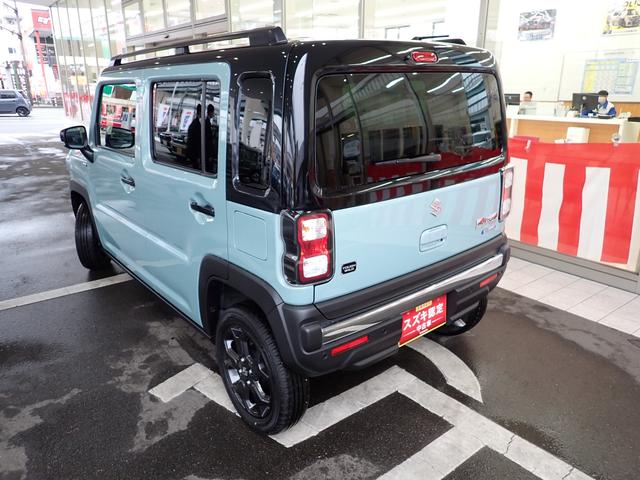 ハスラー タフワイルドターボ　３型　セーフティサポート　アダプティブクルーズコントロール　パドルシフト　ＬＥＤヘッドランプ＆ポジションランプ＆フォグランプ　フロントシートサイドエアバッグ　カーテンエアバッグ　車線逸脱抑制機能　ルーフレール　スマートキー（4枚目）