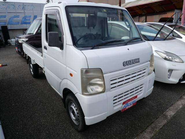 キャリイトラック ＫＣエアコン・パワステ　セレクト４ＷＤ　エアコン　パワーステアリング　三方開　カセット　荷台マット　荷台ガード（4枚目）