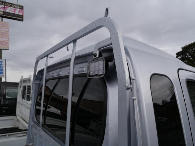 ハイゼットトラック ジャンボエクストラ セレクト4WD車 スマートキー プッシュスタート 作業灯 ルーフラック パーキングセンサー パワーステアリング パワーウィンドウ(10枚目)