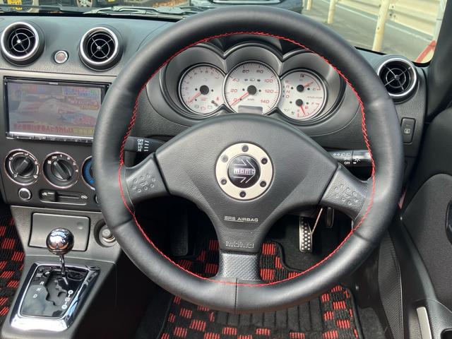 コペン アクティブトップ　社外ナビ　テレビ　ドライブレコーダー　ＨＩＤライト　キーレスエントリー　ＥＴＣ　社外アルミ　アルティメットグリル（34枚目）