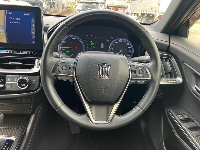 クラウンハイブリッド RS 純正ナビ テレビ バックカメラ 18インチアルミ 全方位カメラ 前後ドライブレコーダー 3眼LEDライト ETC パワーシート モデリスタエアロ ブラインドスポットモニター(46枚目)