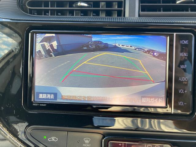 アクア Sスタイルブラック 車線逸脱アラート ECOモード バックモニタ- 地デジフルセグ ナビTV イモビライザー スマートキープッシュスタート ETC付き Wエアバッグ キーフリ メモリーナビゲーション ドラレコ付き ABS(4枚目)