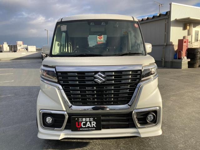 スペーシアカスタム ハイブリッドＸＳ　アラウンドモニター　両側パワ－スライドドア　Ｂカメ　車線逸脱　スマキー　ソナー　キーレスエントリー　アイドルストップ　オートハイビーム　シートＨ　フルフラットシート　ナビＴＶ　ドライブレコーダー　ＰＳ（71枚目）