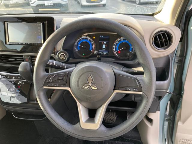 ｅＫワゴン Ｇ　ハイビームアシスト　衝突軽減ブレーキ　前席シートヒーター　クリアランスソナー　スマートキー　アイドリングストップ　ベンチシート　オートエアコン　盗難警報装置　パワーステアリング　寒冷地仕様　ＡＢＳ（6枚目）