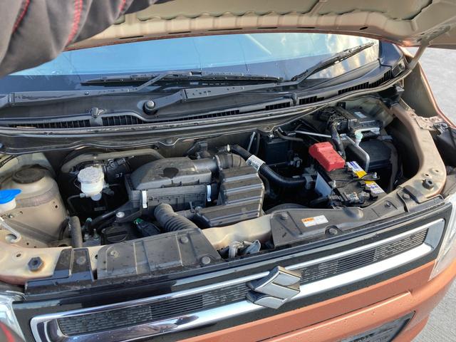 ワゴンR ハイブリッドFX iストップ 横滑り防止装置付 PS イモビライザー WSRS フルフラットシート PW 前席シートヒーター ワイヤレスキー オートエアコン ベンチシート ABS エアバック(21枚目)