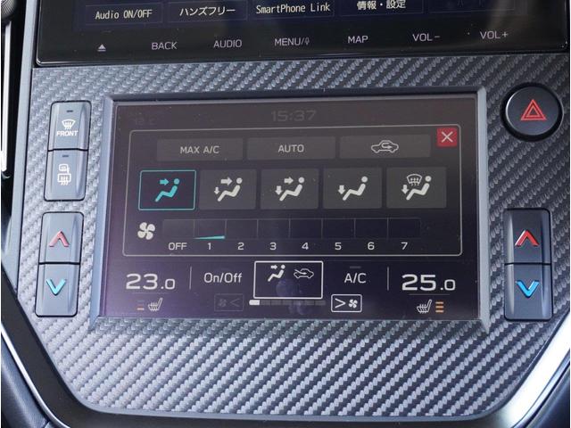 レヴォーグ ＳＴＩ　Ｓｐｏｒｔ　ＥｙｅＳｉｇｈｔ搭載車　フロントカメラ・左サイドカメラ・レザーシート・オートエアコン・パドルシフト機能・電動リヤゲート・１８インチアルミホイール（29枚目）