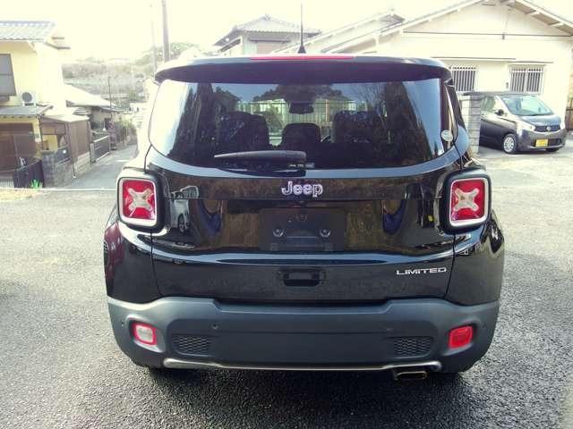 ジープ・レネゲード リミテッド 禁煙 黒レザー 検2年 カープレイ Bカメラ(6枚目)