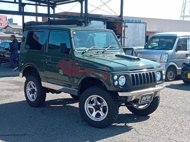 ジムニー ランドベンチャー　全塗装　リフトアップ　１６インチアルミ　Ｂｌｕｅｔｏｏｔｈ　オルタネーターリビルト済　タービンリビルト済（3枚目）
