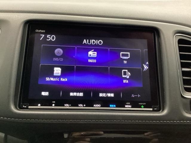 ヴェゼル ハイブリッドＺ・ホンダセンシング　メモリーナビ　ドラレコ　ＥＴＣ　レーダーサポート　ＤＶＤ再生機能　横滑り防止システム　バックアイカメラ　盗難防止装置　フルセ　シートヒーター付　スマ－トキ－　ＥＣＯモード　パワーウィンド　ＵＳＢ接続（10枚目）