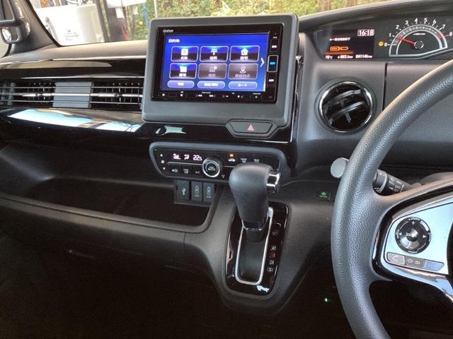 N-BOXカスタム L メモリーナビ ドラレコ ETC Pソナー アルミ サイドエアバッグ ナビTV Aストップ シートヒータ キーフリーシステム LEDライト リアカメ クルーズコントロール AC DVD視聴可能 スマキー(6枚目)