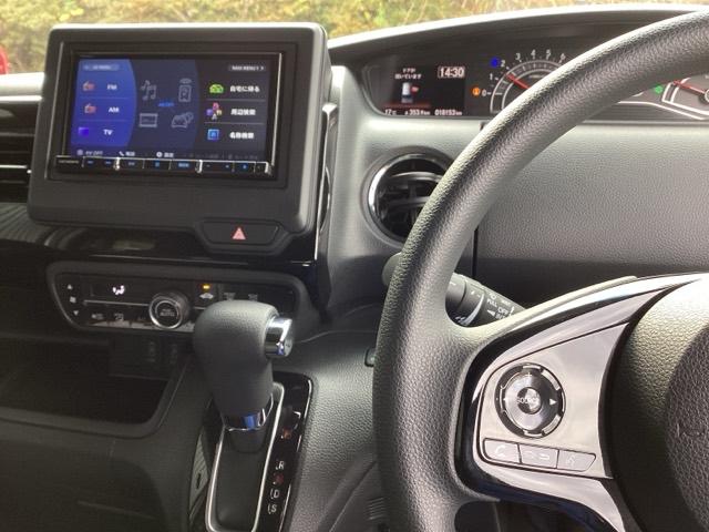 N-BOXカスタム L ナビ フルセグ リアカメラ Pソナー サイドエアバッグ Aストップ シートヒータ ベンチシート キーフリーシステム LEDライト クルーズコントロール AC スマキー ETC 横滑り防止 USB(2枚目)