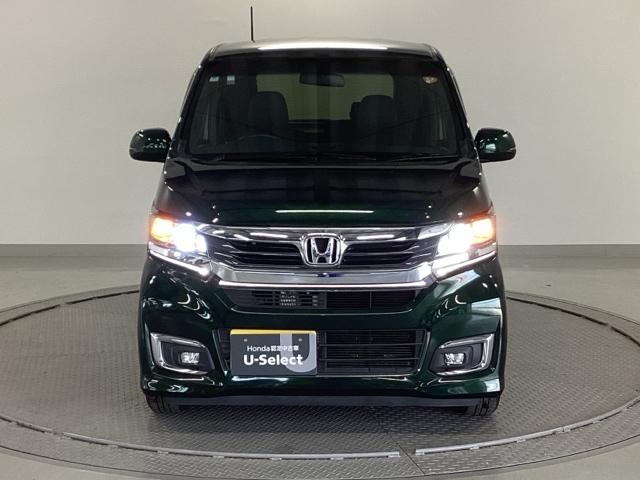 Ｎ－ＷＧＮカスタム Ｇ・Ｌパッケージ　純正ナビ　フルセグ　リアカメラ　横滑り防止システム　スマートキー＆プッシュスタート　ナビＴＶ　ベンチシ－ト　ＵＳＢ　バックモニター　地デジＴＶ　ＥＴＣ車載器　盗難防止システム　クルコン　ＷＳＲＳ（4枚目）