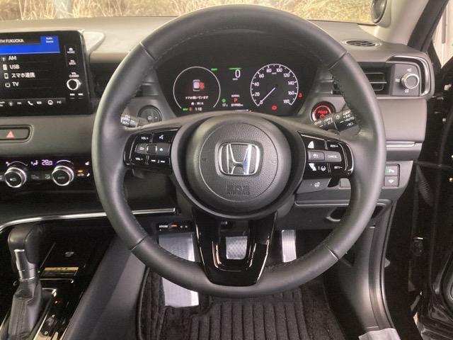 ヴェゼル e:HEVZ 純正ナビ フルセグ リアカメラ Sヒータ 電動テールゲート サイドエアバッグ 後カメラ 前後障害物センサー 横滑防止装置 エアコン LEDヘットライト パワステ USB接続 ナビTV サイドカメラ(18枚目)