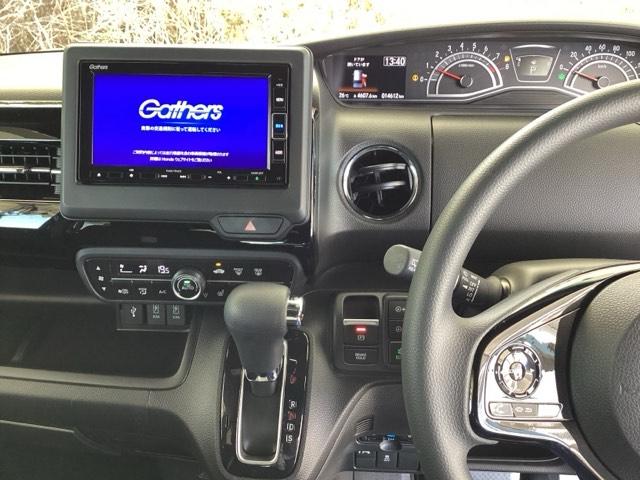 Ｎ－ＢＯＸカスタム Ｌ　純正メモリーナビ　ドラレコ　リアカメラ　シートヒーター付き　助手席エアバック　Ｂカメ　メンテナンスノート　ナビ・ＴＶ　ＬＥＤ　エアバッグ　パワーウインドウ　Ａライト　クルコン　エアコン　ＵＳＢ　ＶＳＡ（3枚目）