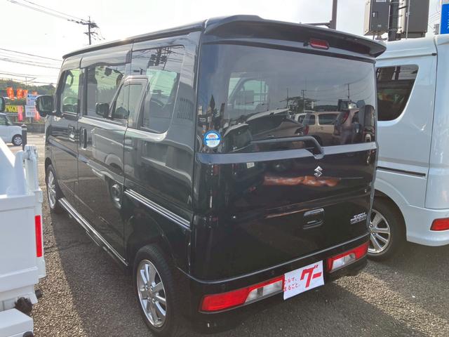 エブリイワゴン ＰＺターボスペシャル　ナビ／フルセグＴＶ　Ｂｌｕｅｔｏｏｔｈ対応　スマートキー／プッシュスタート　両側電動スライドドア　オートステップ　ドライブレコーダー　障害物センサー　レーダーブレーキ　レーンキープ　黒革調シートカバー（8枚目）