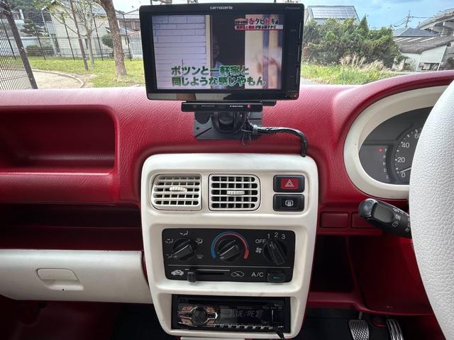 アクティバン  純正集中ロック 社外メッキホイールリング カロッツェリアポータブルナビ&オーディオ(12枚目)