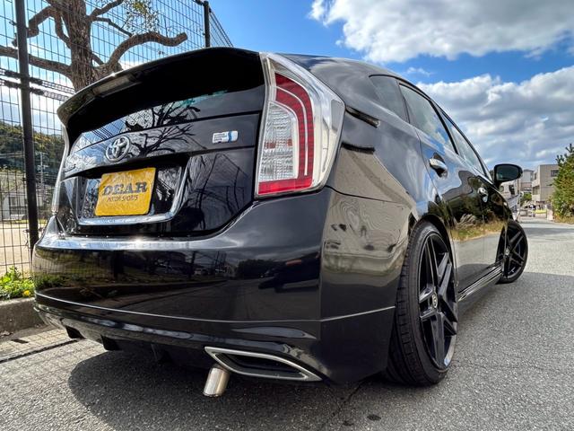 プリウス Ｌ　ドライブレコーダー　Ｂｌｕｅｔｏｏｔｈナビ　エイムゲインエアロ　エイムゲインアルミホイール（5枚目）