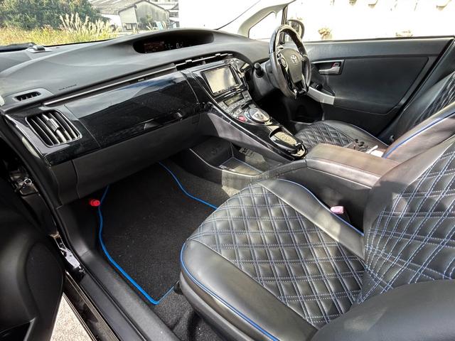 プリウス Ｌ　ドライブレコーダー　Ｂｌｕｅｔｏｏｔｈナビ　エイムゲインエアロ　エイムゲインアルミホイール（10枚目）