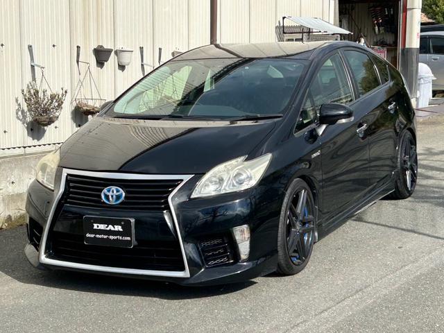 プリウス Ｌ　ドライブレコーダー　Ｂｌｕｅｔｏｏｔｈナビ　エイムゲインエアロ　エイムゲインアルミホイール（14枚目）