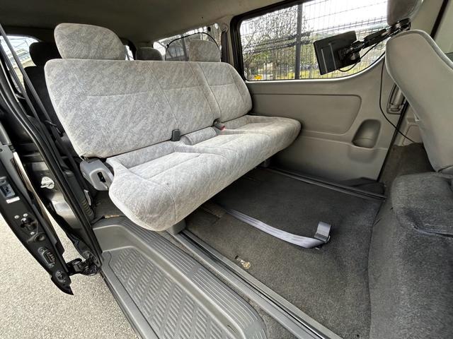 ハイエースバン スーパーGL ETC フロントスポイラー 両側スライドドア ナビ付 ヘッドレストモニター(10枚目)