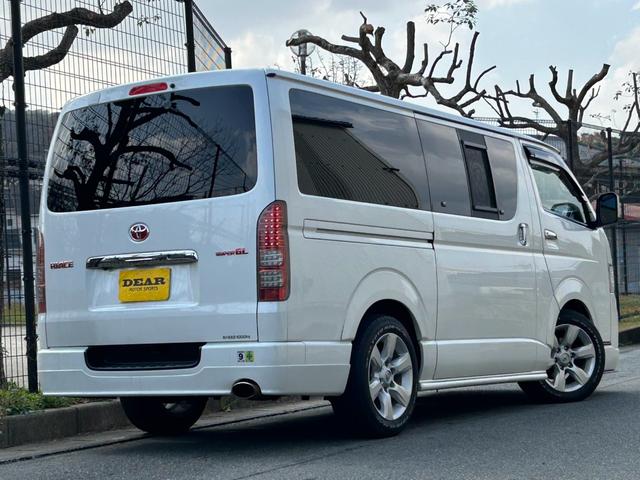 ハイエースバン ロングスーパーGL キーレスキー ETC パナソニックナビ・フルセグTV バックモニター コンビハンドル ベットキット バックカメラ 両側スライドドア(6枚目)