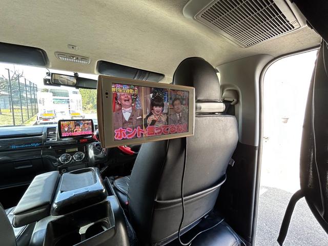 ハイエースバン ロングスーパーGL キーレスキー ETC パナソニックナビ・フルセグTV バックモニター コンビハンドル ベットキット バックカメラ 両側スライドドア(10枚目)