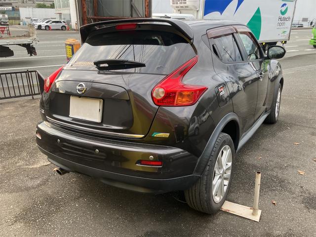 ジューク 15RX タイプV バックカメラ クリアランスソナー ナビ TV オートライト アルミホイール スマートキー 電動格納ミラー CVT 盗難防止システム 衝突安全ボディ CD ミュージックプレイヤー接続可 ABS エアコン(16枚目)