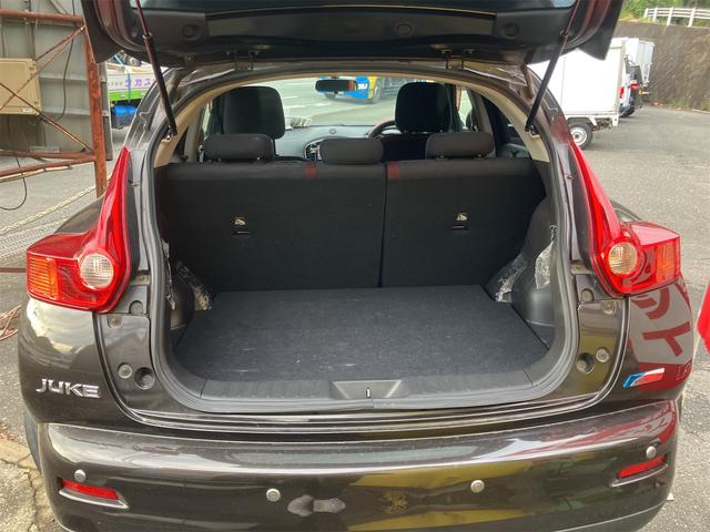 ジューク 15RX タイプV バックカメラ クリアランスソナー ナビ TV オートライト アルミホイール スマートキー 電動格納ミラー CVT 盗難防止システム 衝突安全ボディ CD ミュージックプレイヤー接続可 ABS エアコン(25枚目)