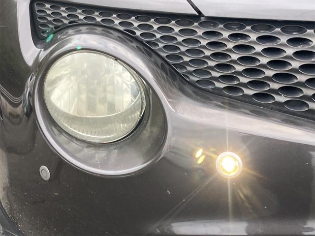 ジューク 15RX タイプV バックカメラ クリアランスソナー ナビ TV オートライト アルミホイール スマートキー 電動格納ミラー CVT 盗難防止システム 衝突安全ボディ CD ミュージックプレイヤー接続可 ABS エアコン(35枚目)