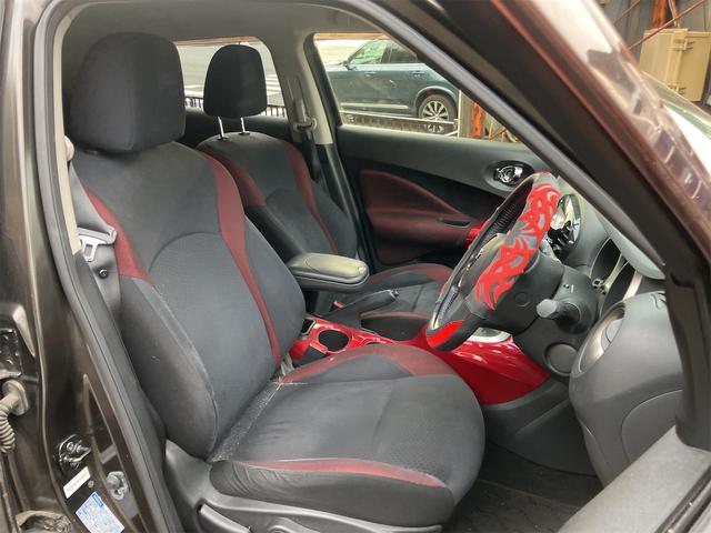 ジューク 15RX タイプV バックカメラ クリアランスソナー ナビ TV オートライト アルミホイール スマートキー 電動格納ミラー CVT 盗難防止システム 衝突安全ボディ CD ミュージックプレイヤー接続可 ABS エアコン(37枚目)