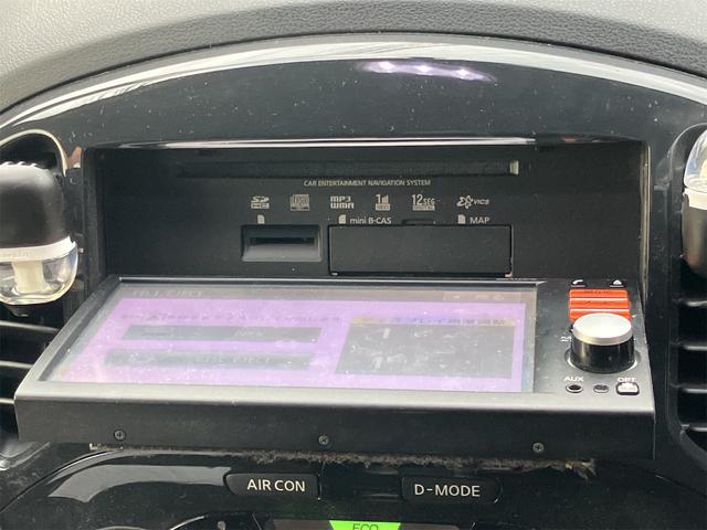 ジューク 15RX タイプV バックカメラ クリアランスソナー ナビ TV オートライト アルミホイール スマートキー 電動格納ミラー CVT 盗難防止システム 衝突安全ボディ CD ミュージックプレイヤー接続可 ABS エアコン(42枚目)