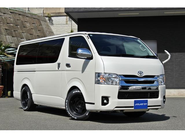 ハイエースバン ロングスーパーＧＬプライムセレ　・社外７インチＨＤＤナビ・ＤＴＶ・バックモニター・フリップダウンモニター・Ｂｌｕｅｔｏｏｔ・ＤＶＤ・ＣＤ・前後ドライブレコーダー・ＥＴＣ・ベットキット・社外シートカバー・ローダウン・オーバーフェンダー（3枚目）