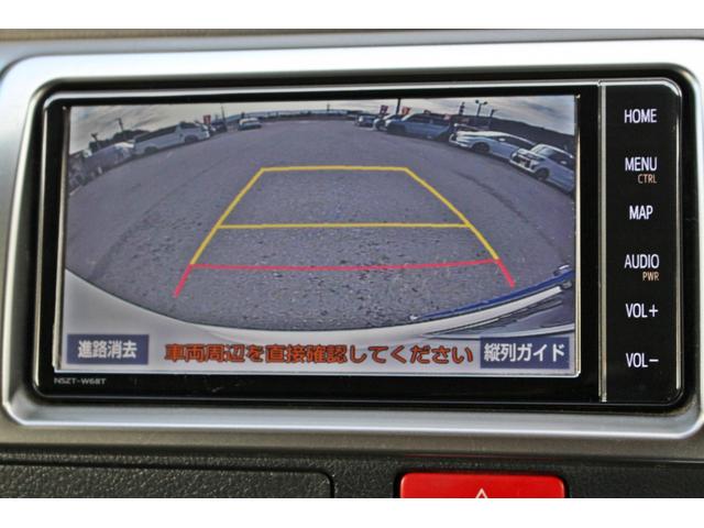 レジアスエースバン スーパーＧＬ　鑑定済車輌・衝突回避支援ブレーキ・車線逸脱機能・純正ＳＤナビ・ＤＴＶ・バックモニター・Ｂｌｕｅｔｏｏｔｈ・前後ドライブレコーダー・スマートキー・両側パワースライド・ベットキット・ローダウン・１７ＡＷ（27枚目）